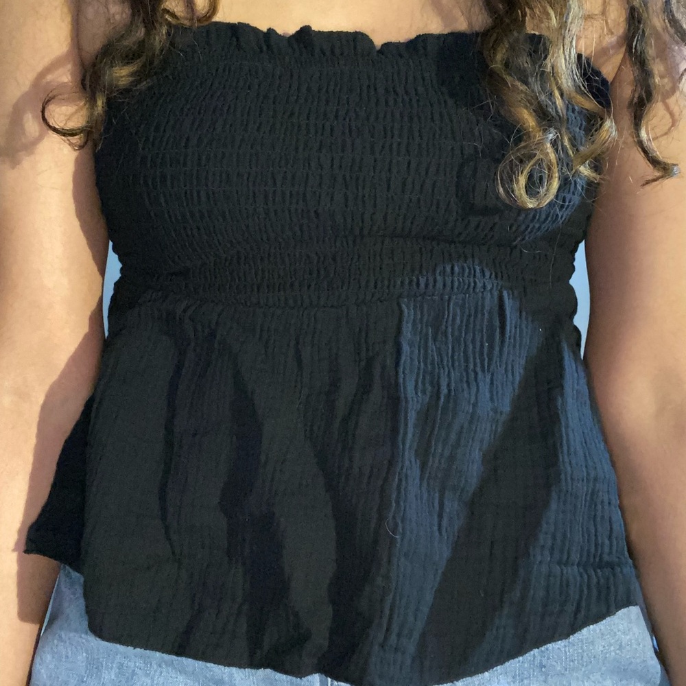 Ruffled tube top